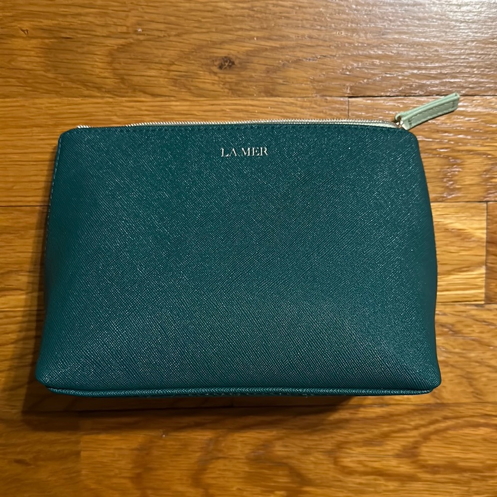 La Mer - Toiletry / Cosmetics Bag - Green / Turquoise